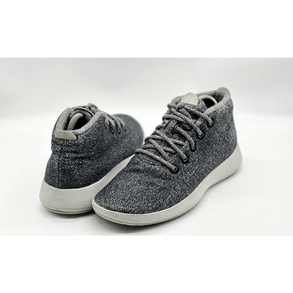 All Birds Shoes Men Size 8 WRUM High Top Lace Up Merino Wool Mizzles Sneakers - Picture 2 of 7